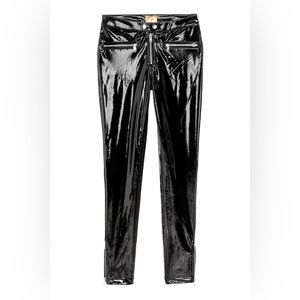 h&m pvc trousers